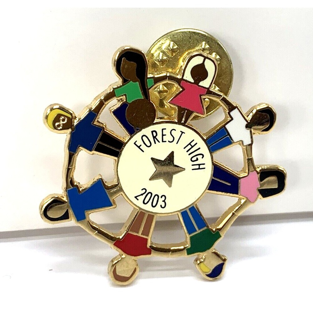 Forest High 2003 Enamel Pin Student Circle‎ School